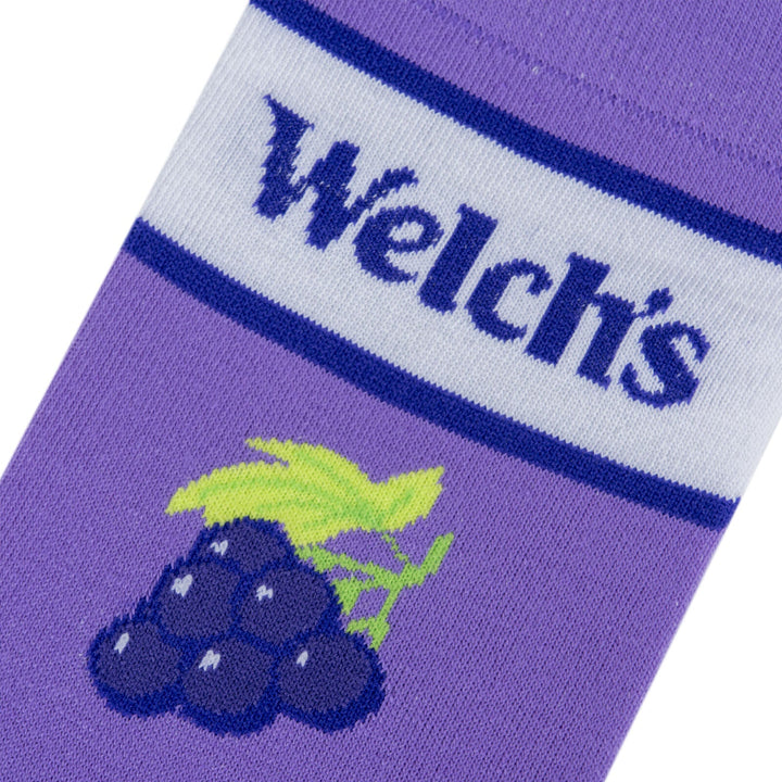 Welch's Grape Crew Socks - Premium Socks from Crazy Socks - Just $7.00! Shop now at Pat's Monograms